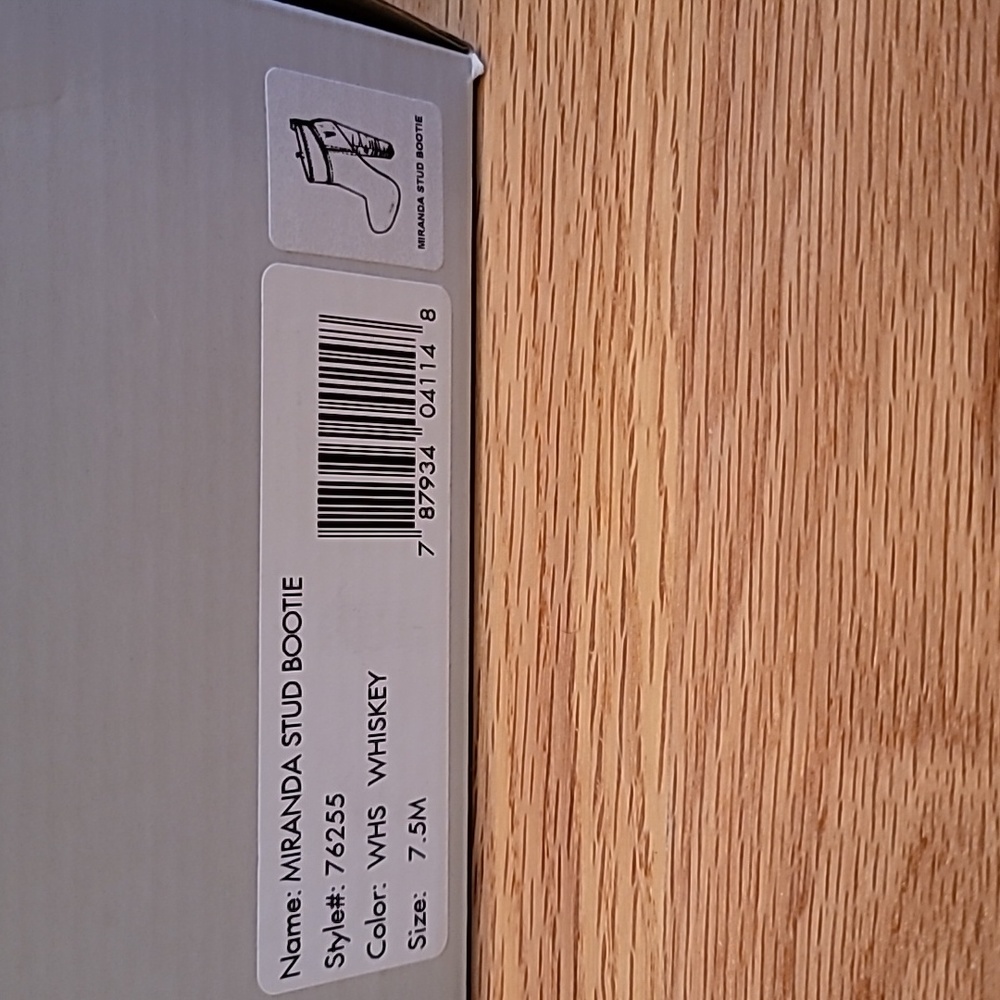 Frye Miranda Stud Bootie size 7.5 M Whiskey brown - Picture 4 of 6
